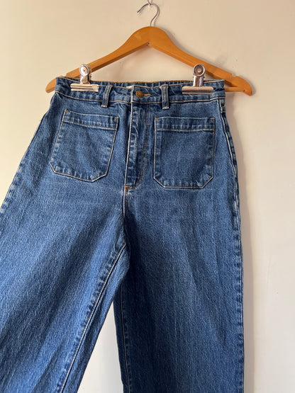 ROLLA’S High Rise Wide Leg Jeans RRP approx $180 (11)