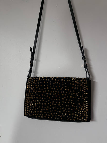 MI PIACI Studded Leather Crossbody Bag RRP approx. $250