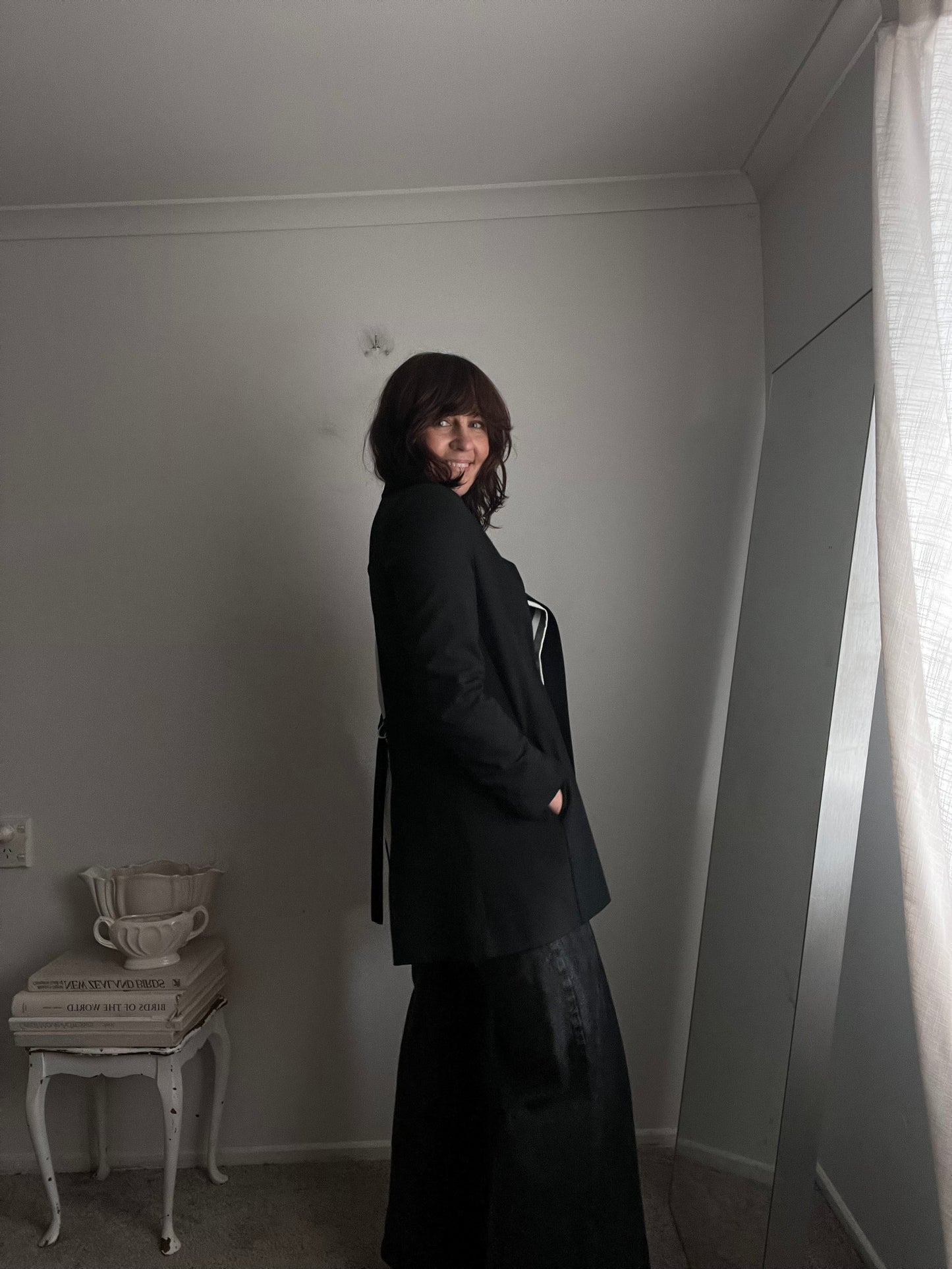 TAYLOR Open Back Wool Jacket RRP$895 (8-10)