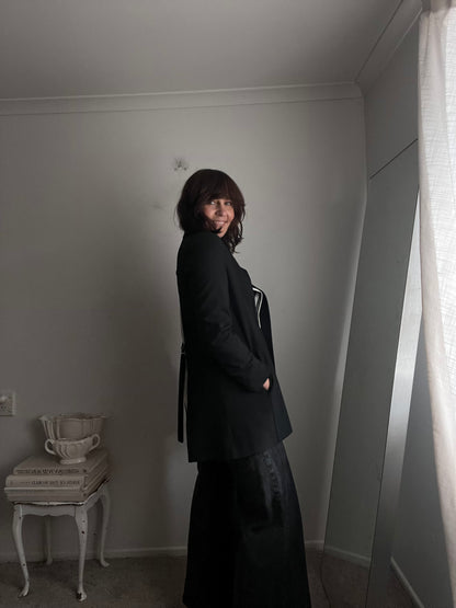 TAYLOR Open Back Wool Jacket RRP$895 (8-10)