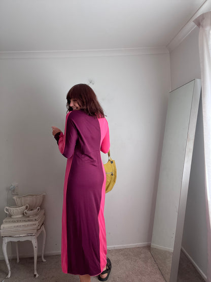 COS Colour-Block Maxi Dress RRP$290 (12-16)