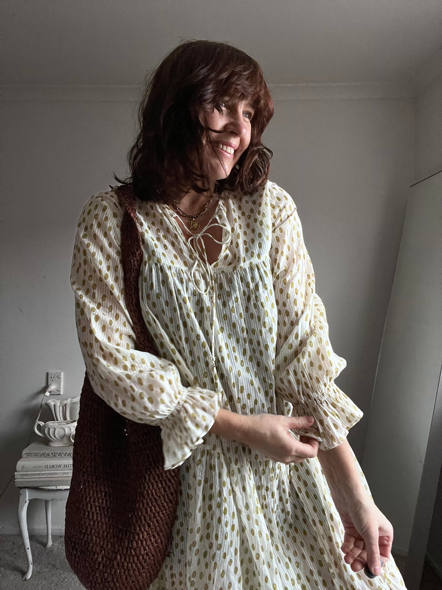 STELLA + GEMMA Olive Spot Dress RRP $169.99 (10)
