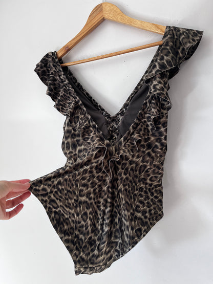 ZIMMERMANN Suraya Frill Lace-Up Swimsuit RRP$500 NZD (12)