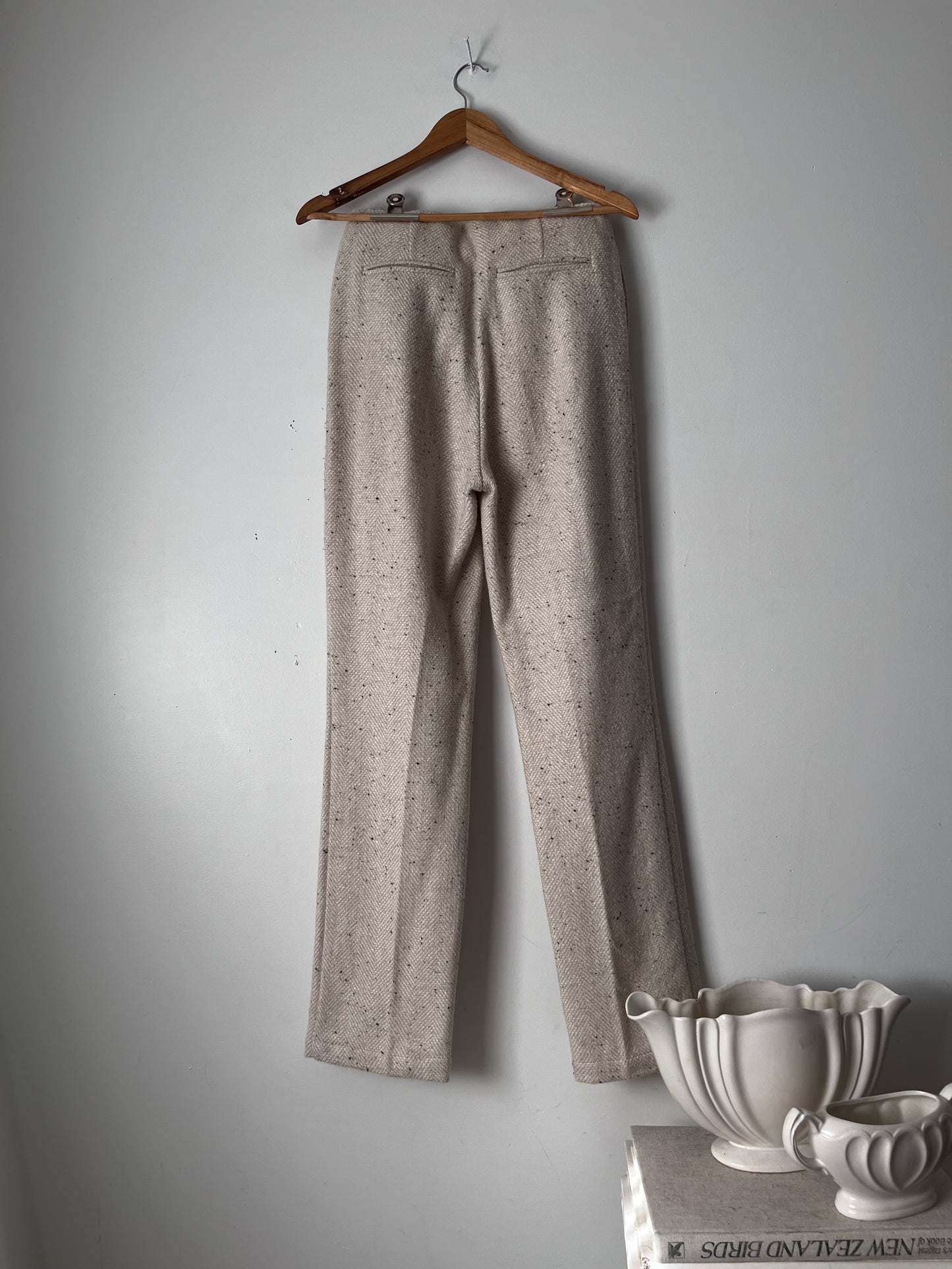 ANINE BING Ari Wool Blend Trousers RRP approx $550 (8 imo)
