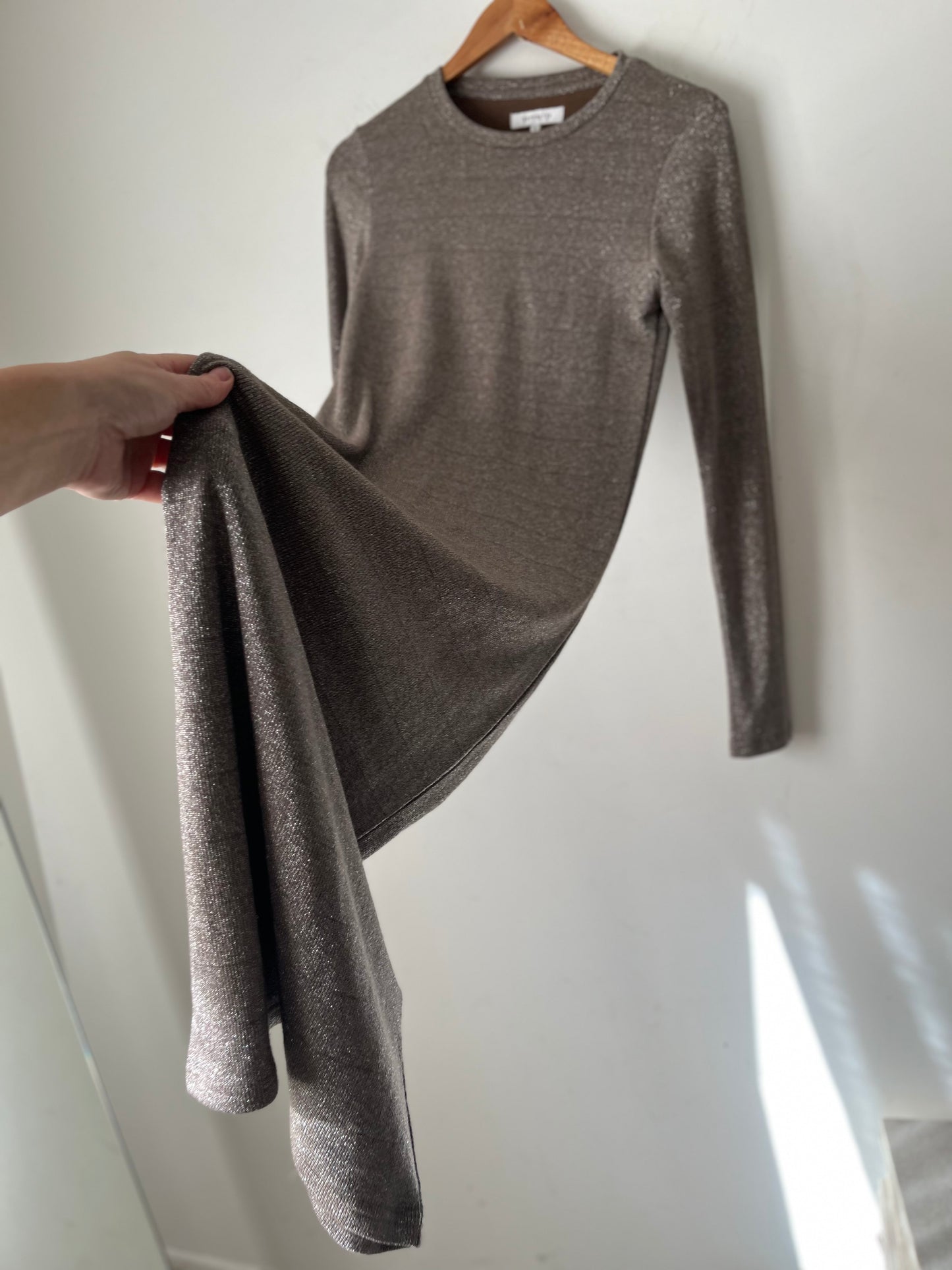 SUPERETTE Shimmer Knit Midi Dress RRP$249 (8-10)