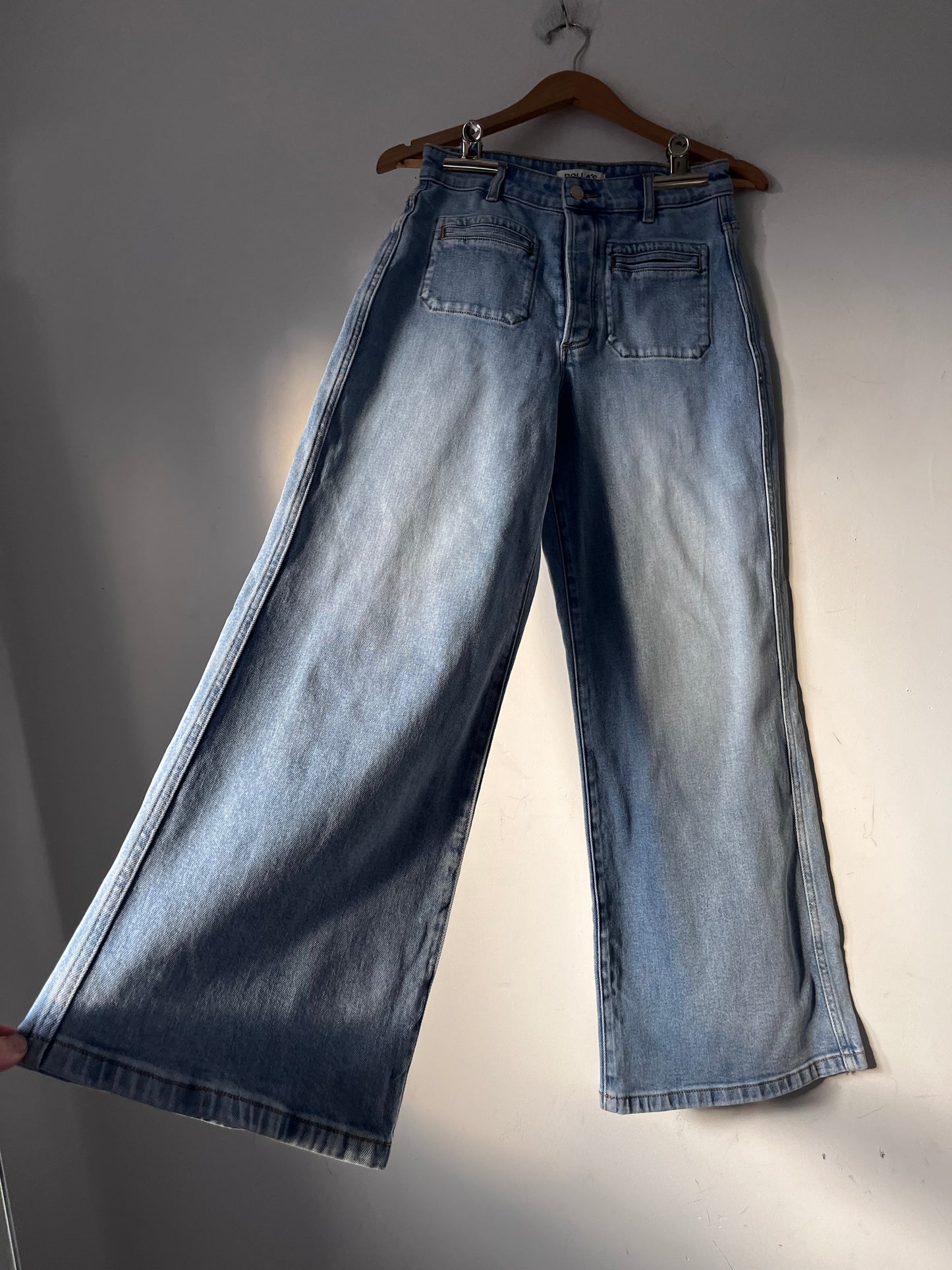 ROLLA’S High Rise Wide Leg Jeans RRP$180 (8-10)