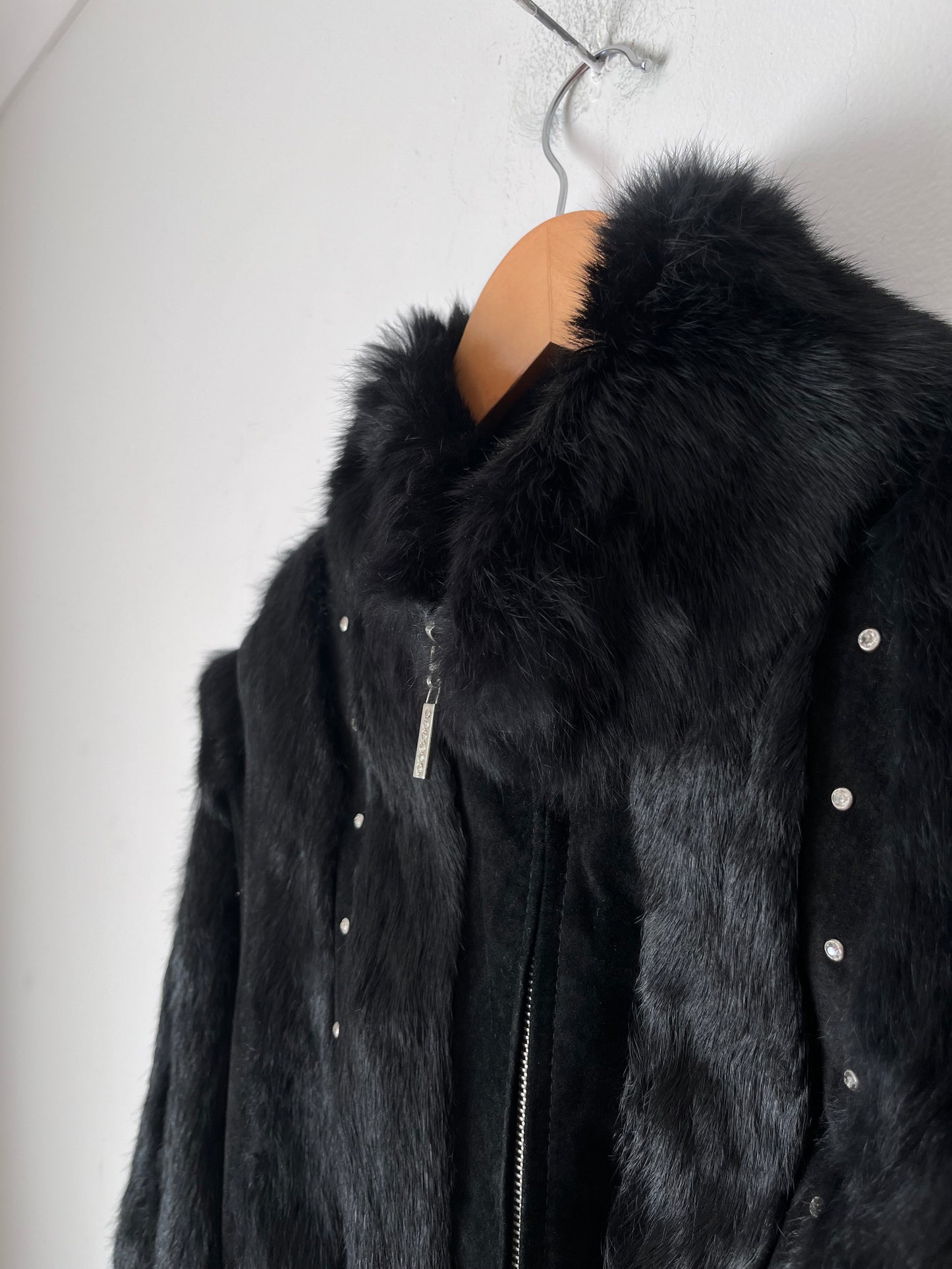 SHATUNI Suede/Fur Jacket (8-10)