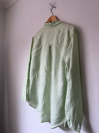 HUT Linen Shirt RRP$199 (8-12)