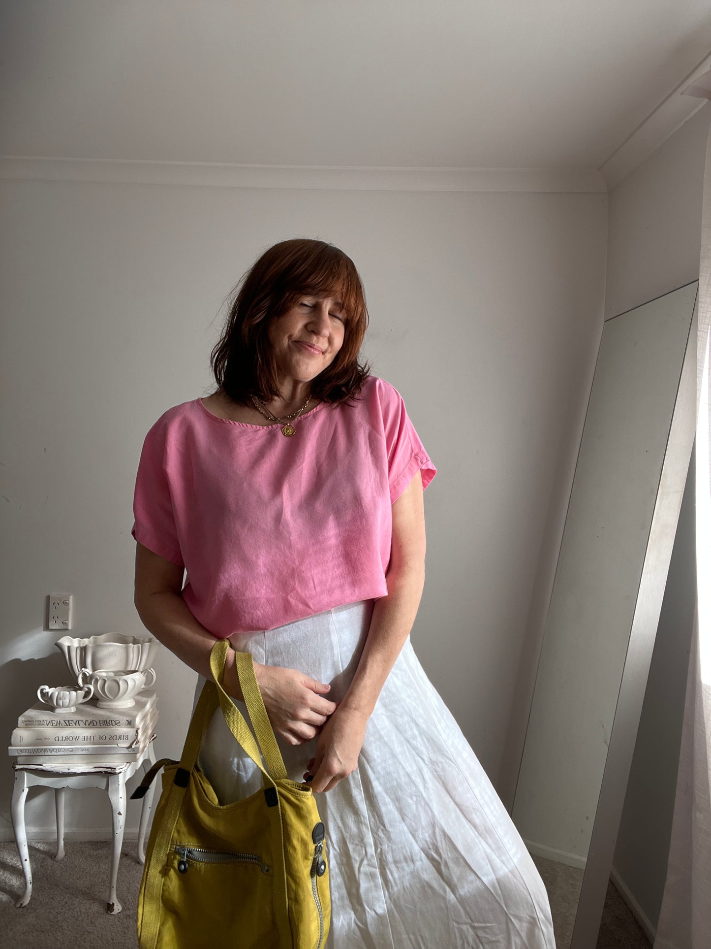 GRAE LINEN Top RRP$60 (14-16)