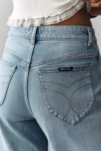 ROLLA’S High Rise Wide Leg Jeans RRP$180 (8-10)