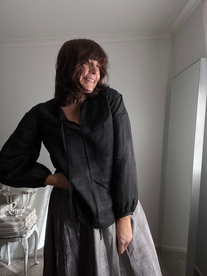 MARLE Embroidered Linen Blouse RRP$320 (8)