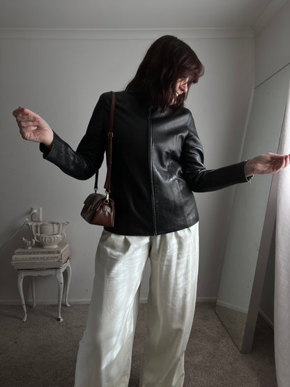 MARILYN SEBB Leather Jacket (12)