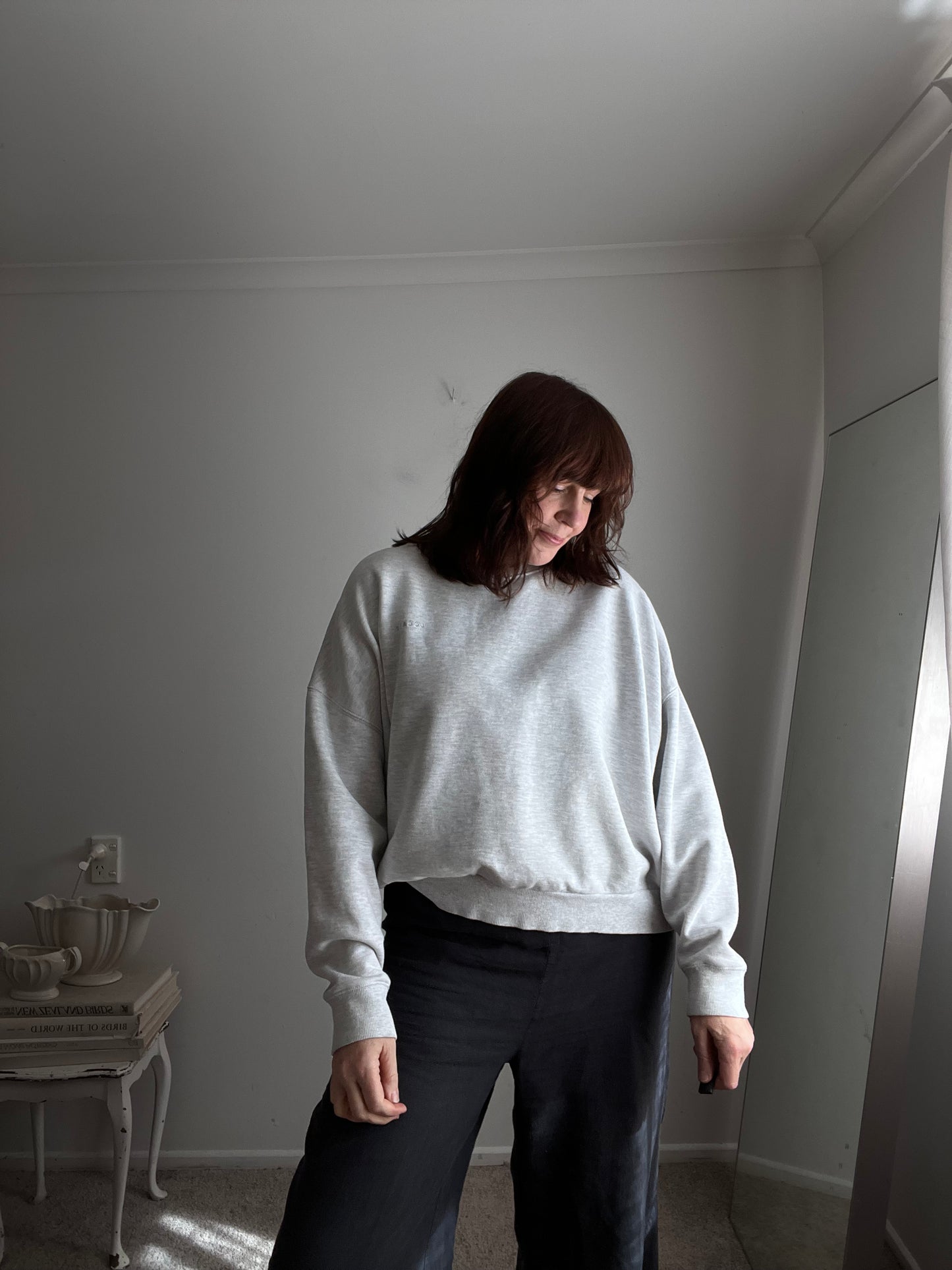LOCALE slouch crew sweatshirt RRP$79.99 (12-14)