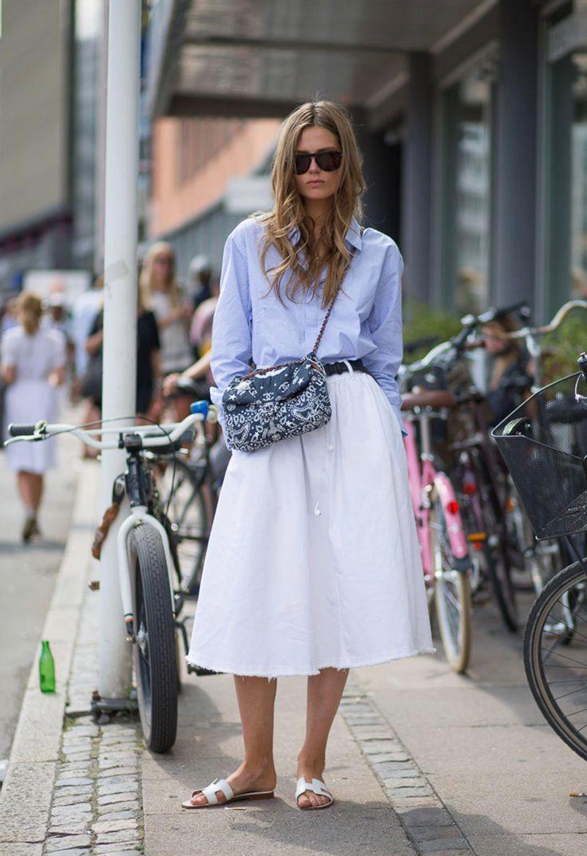 CARLA ZAMPATTI cotton skirt RRP approx. $450 (Size 10)