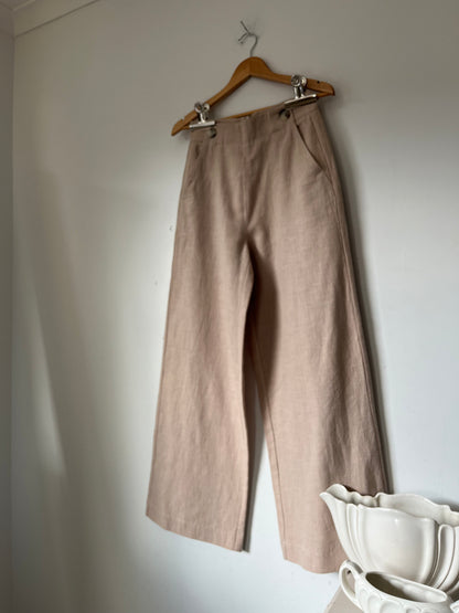 SEED HERITAGE wide leg pants RRP approx. $170 (Size 8)