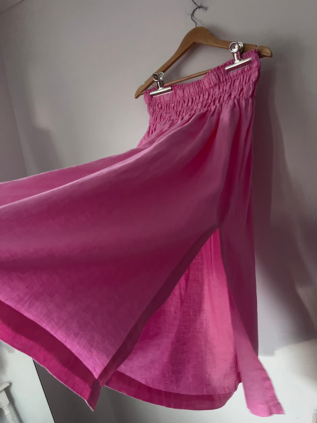 ZEST linen shirred waist skirt RRP$100 (14)