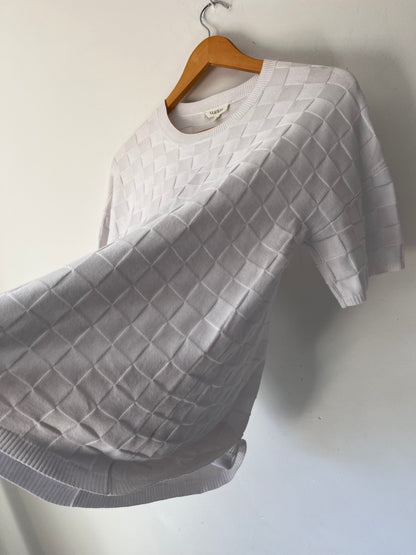 MARLOW textured cotton knit tee RRP$179 (10-14)