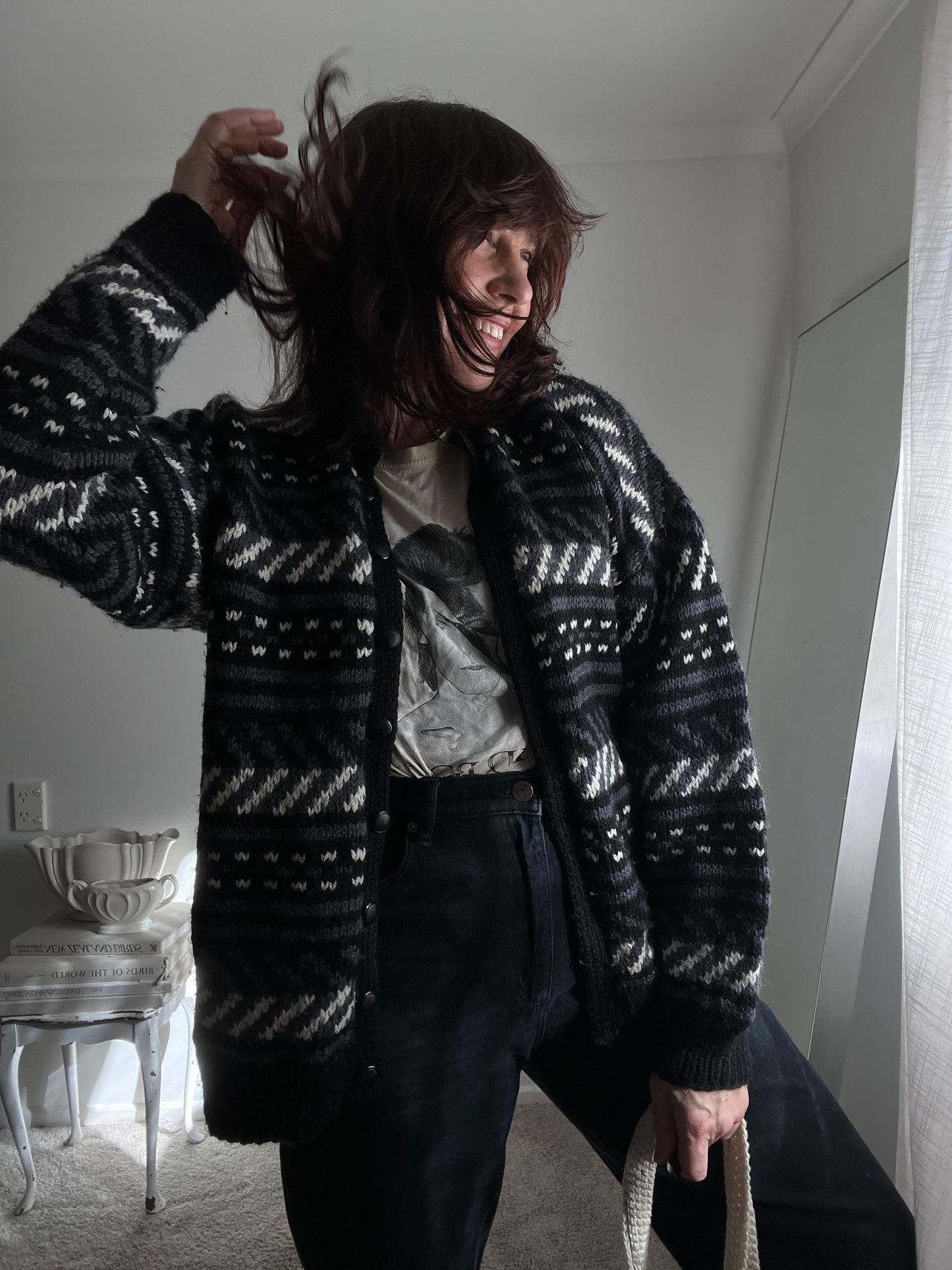 Chunky Wool Cardigan (8-12)