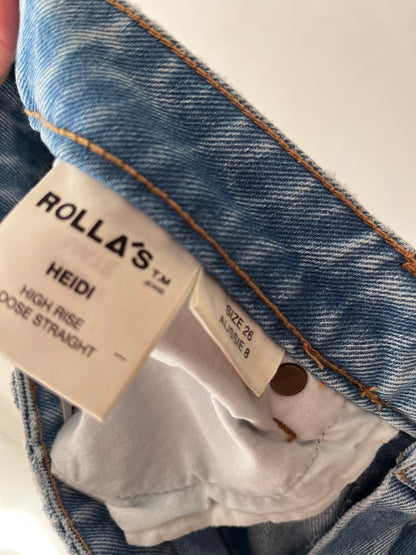 ROLLA’S Heidi High Rise Loose Straight Jeans RRP$160 (8)