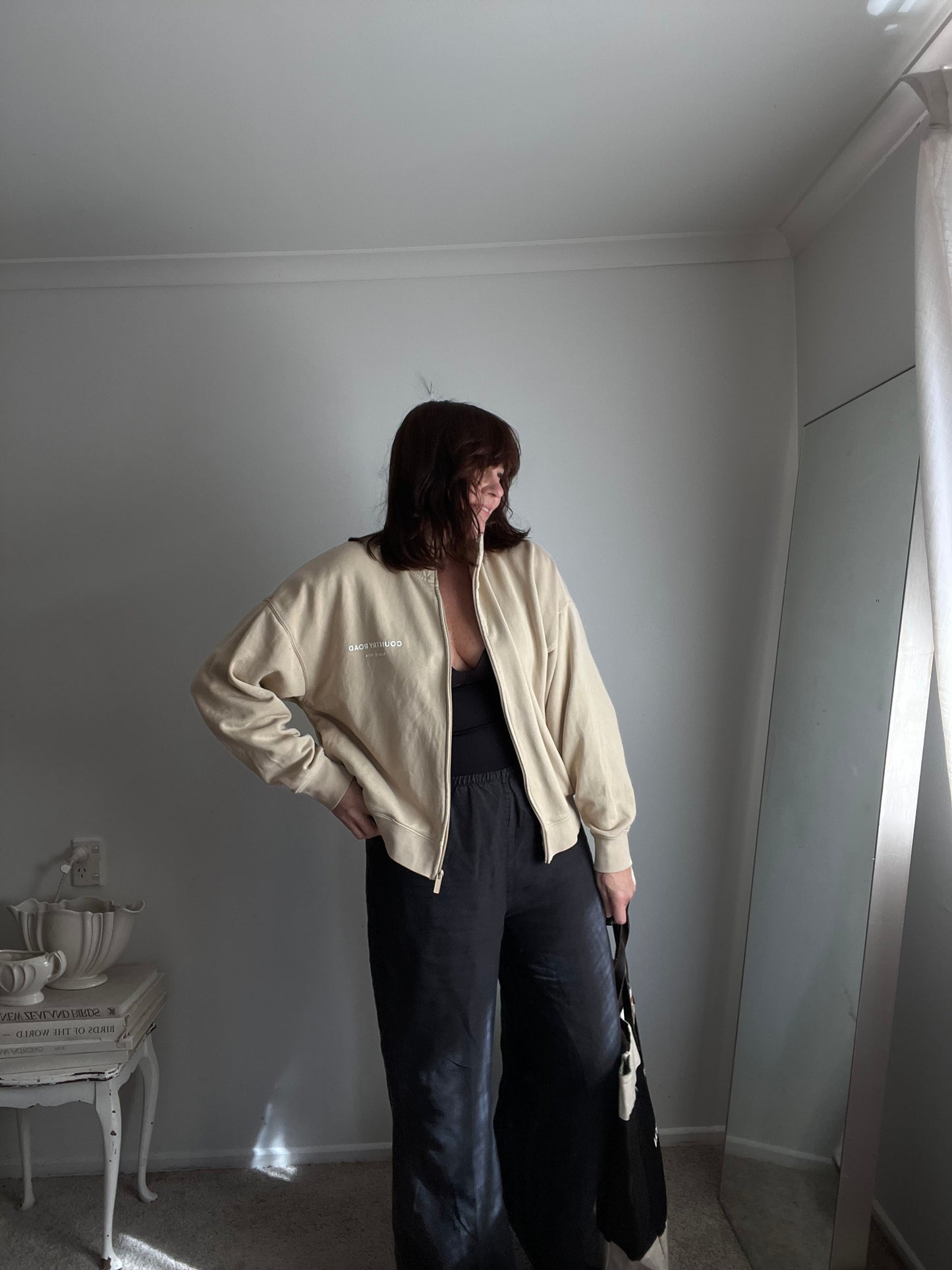 COUNTRY ROAD Zip Sweater RRP $149 (12-14)