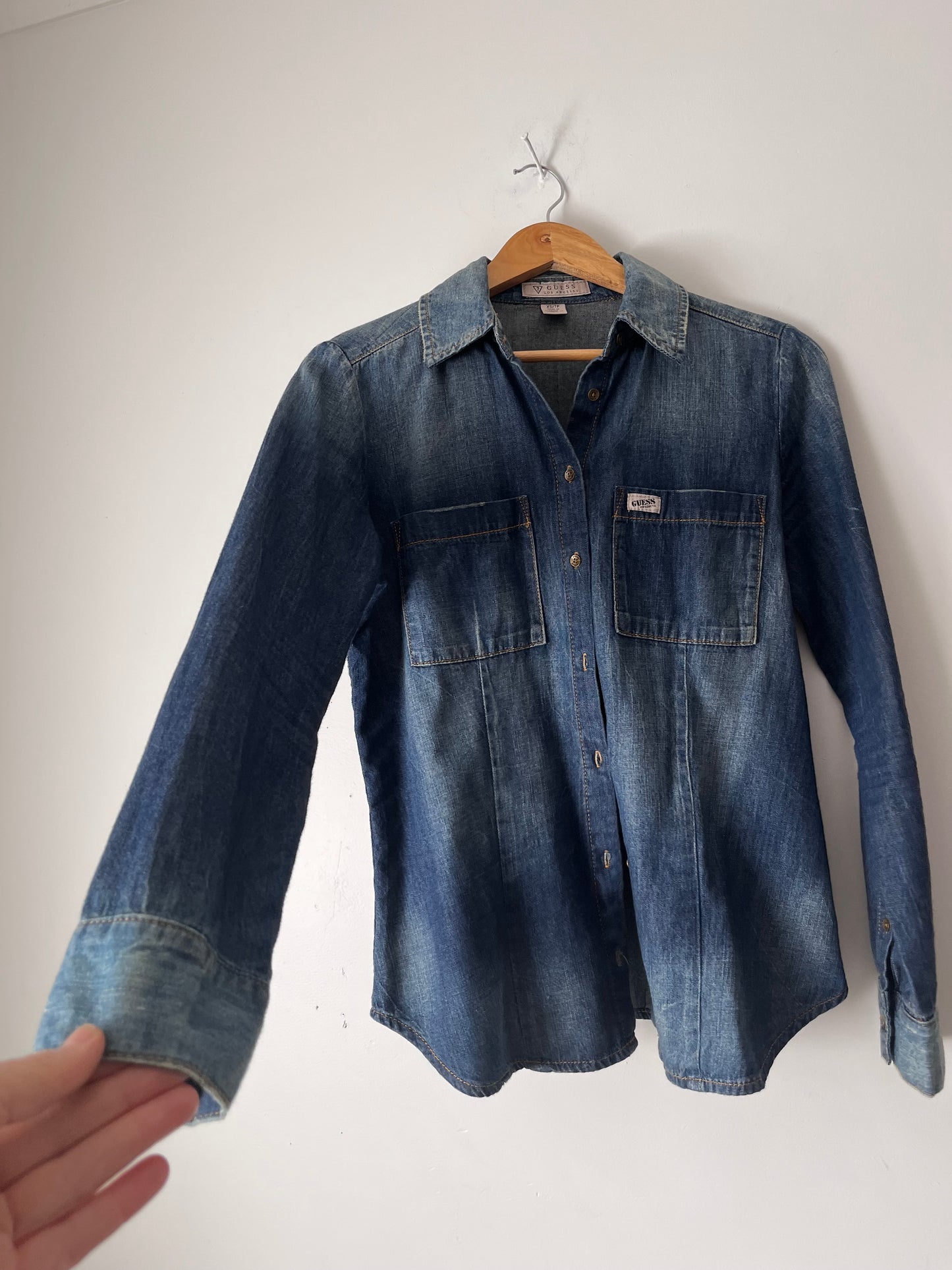 GUESS Denim Shirt (XS imo)