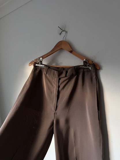 ANINE BING ‘Dolan’ Wide-Leg Tailored Trousers RRP$729 (10)