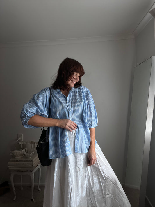 MINERAL button-up blouse RR$90 (16-20)
