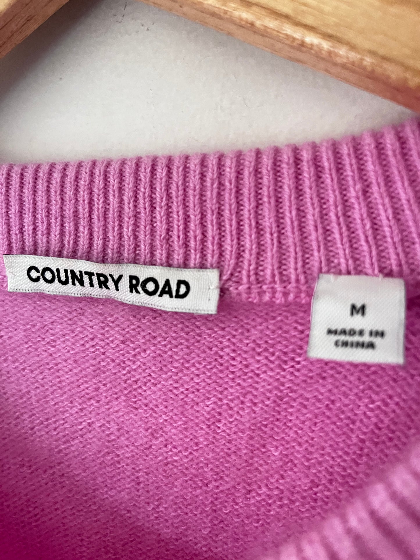 COUNTRY ROAD Cashmere Blend Cropped Knit RRP$249 (12-14)
