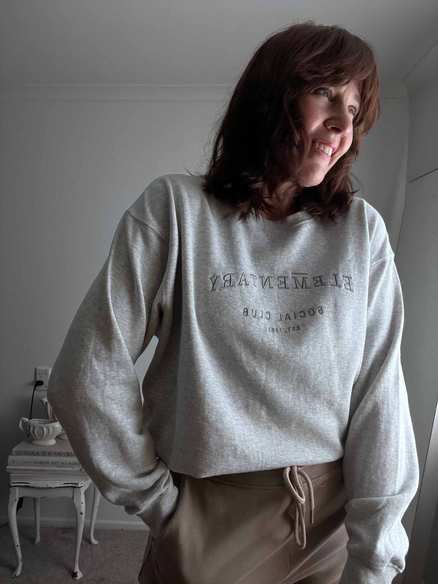 ELEMENTARY Embroidered Sweatshirt RRP$139 (XS)
