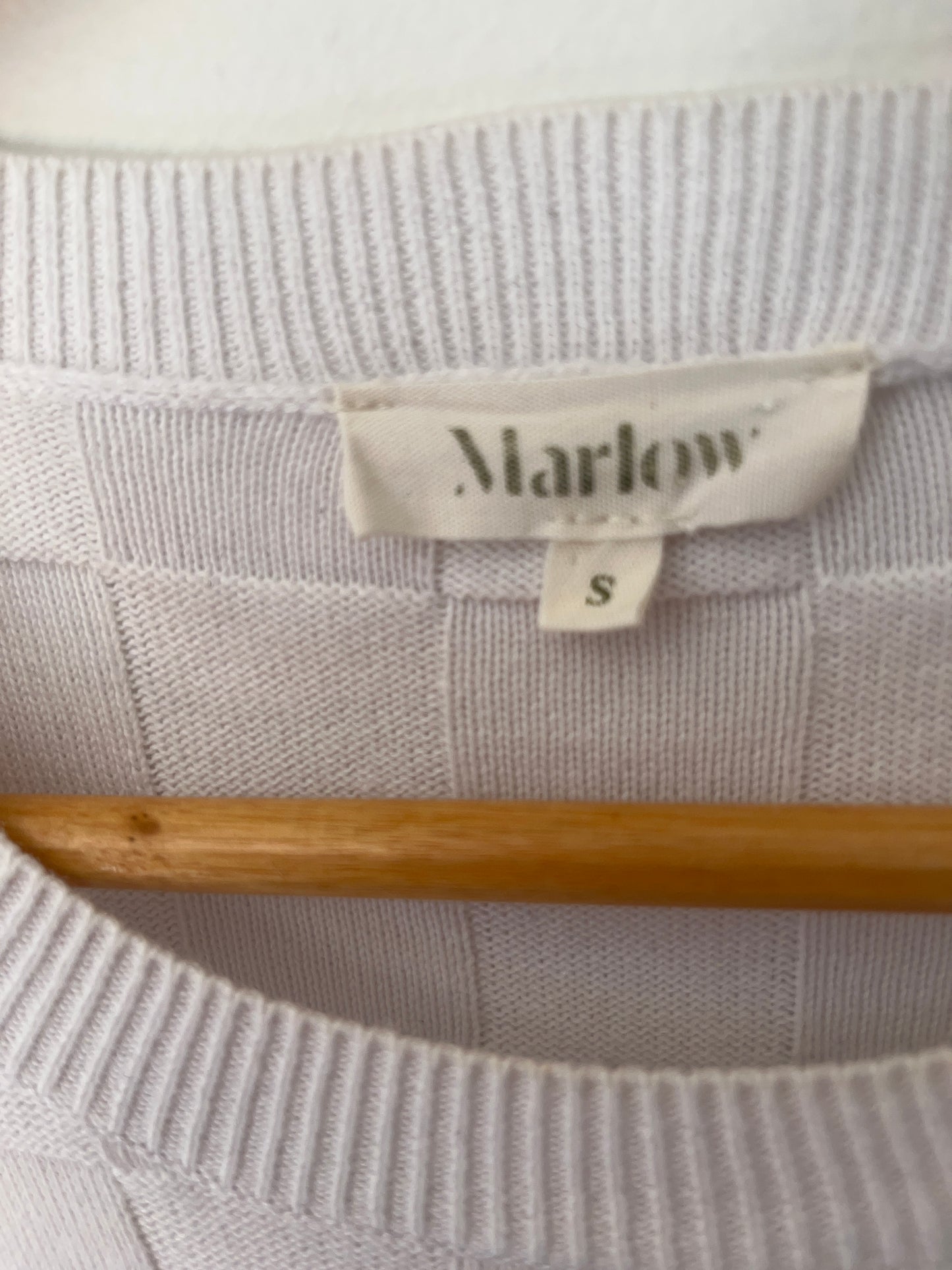 MARLOW textured cotton knit tee RRP$179 (10-14)