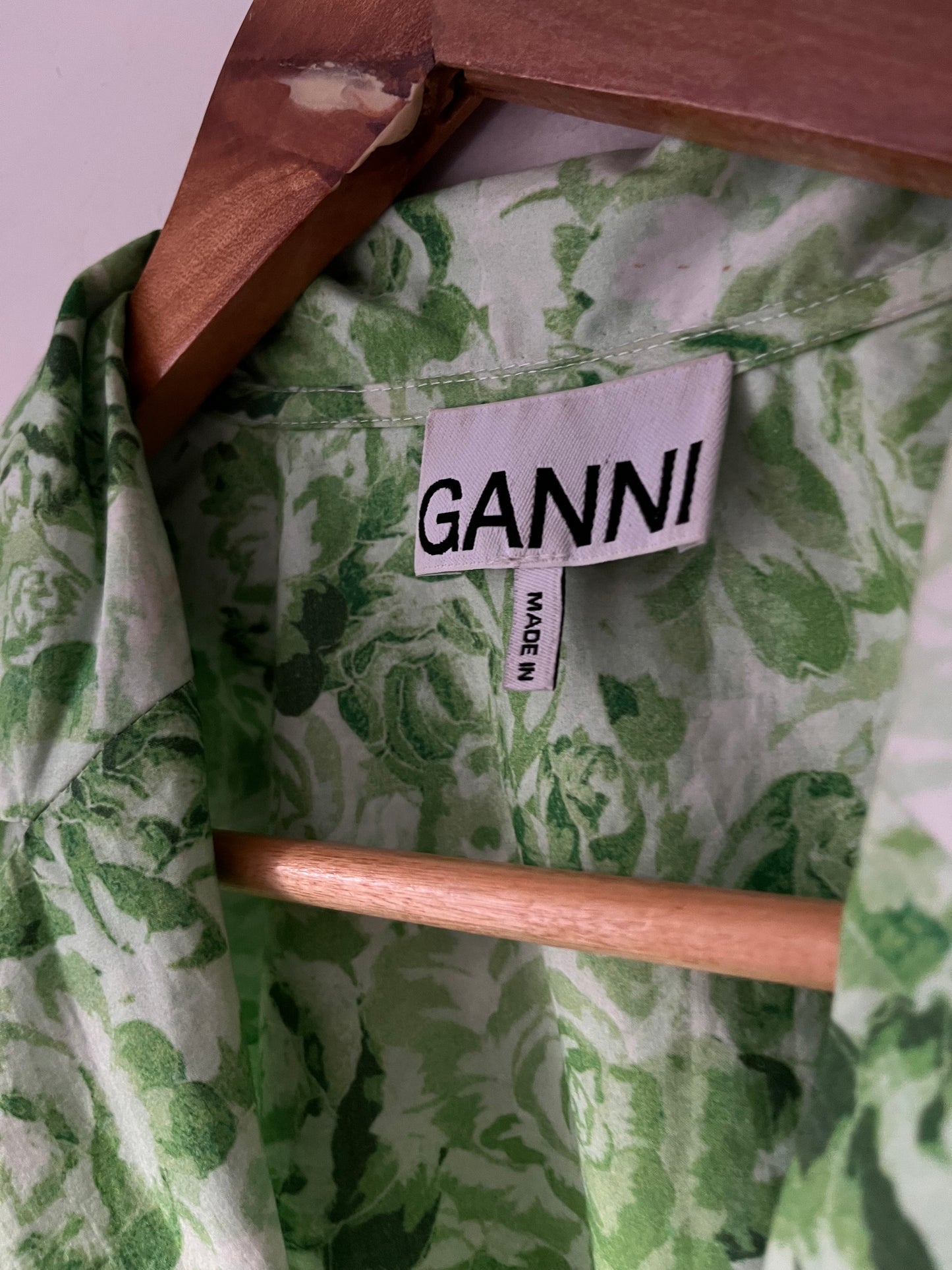 GANNI Floral Wrap Blouse RRP$420 (8-12)