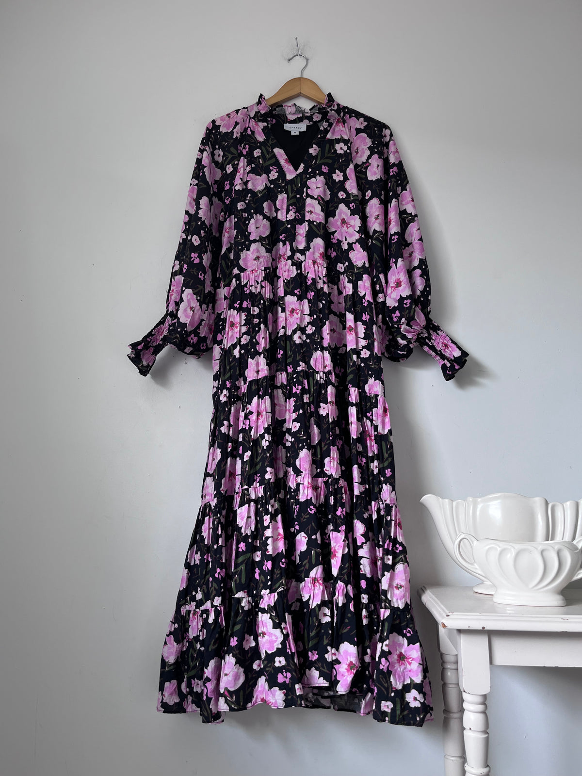 CHARLO Nerissa Floral Dress RRP $220 (8-10)