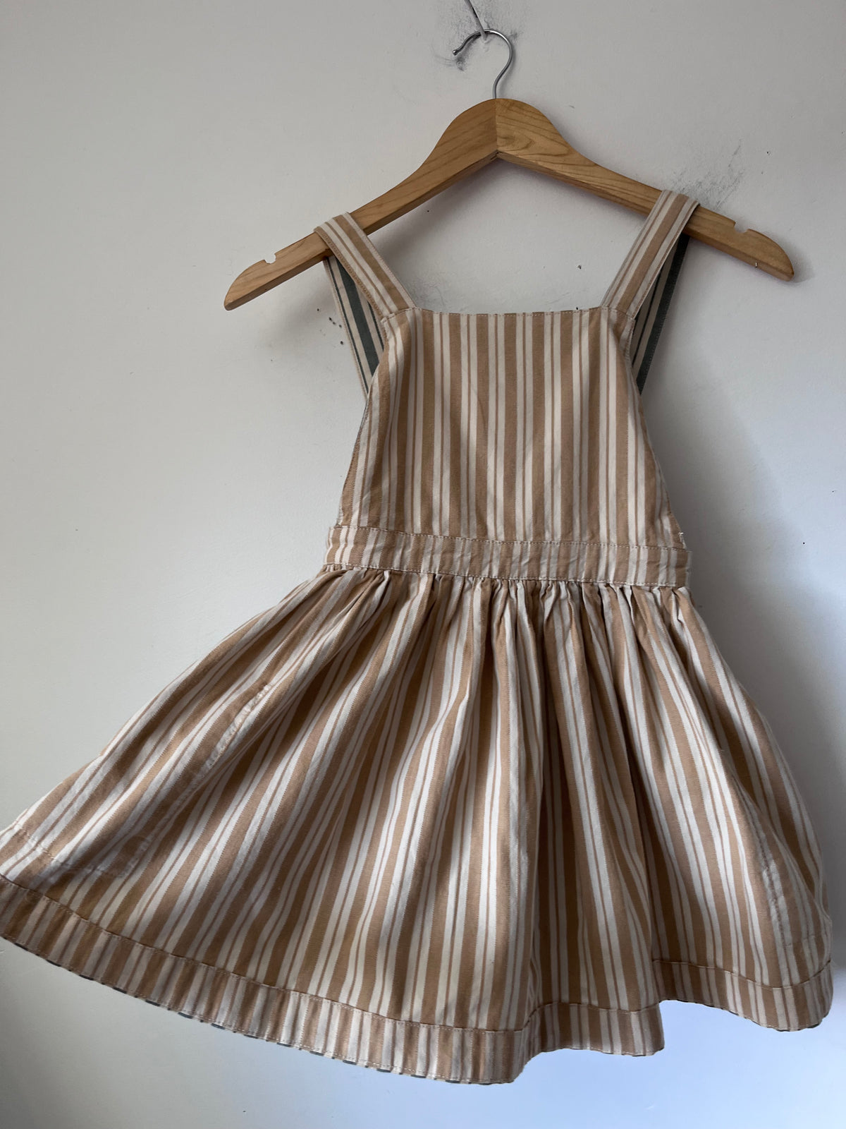 HUX Reversible Stripe Pinafore Dress (Size 6)