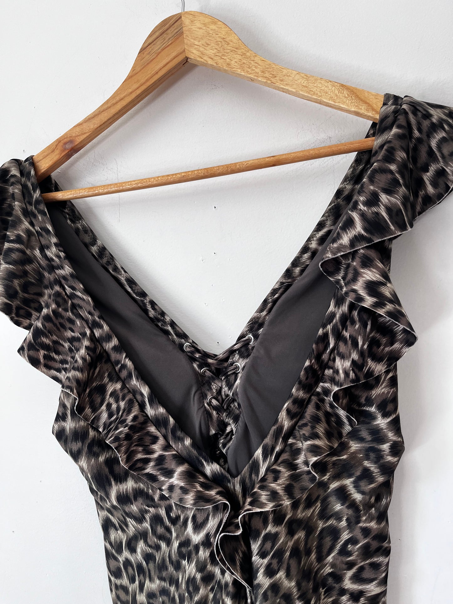 ZIMMERMANN Suraya Frill Lace-Up Swimsuit RRP$500 NZD (12)