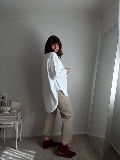 AJE ‘Athletica’ button-down shirt RRP$239 (12-14)