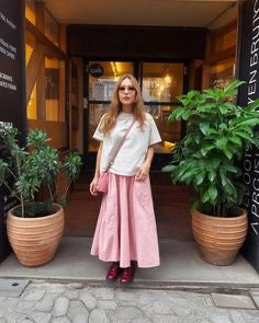 ZEST linen shirred waist skirt RRP$100 (14)