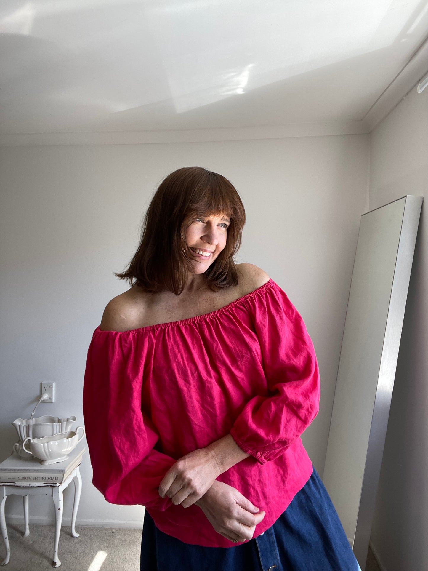 ZEST linen top (10-12)