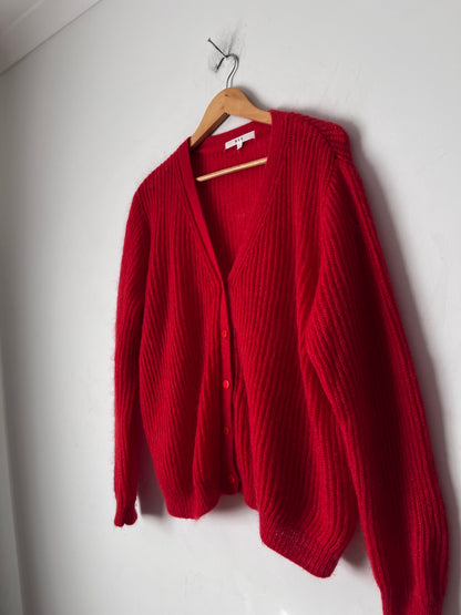 MAX Red Mohair Blend Cardigan RRP$159.99 (12-14)