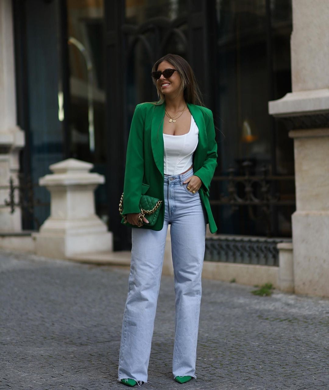 MORGAN DE TOI Linen Blend Blazer RRP $220 (6-8)