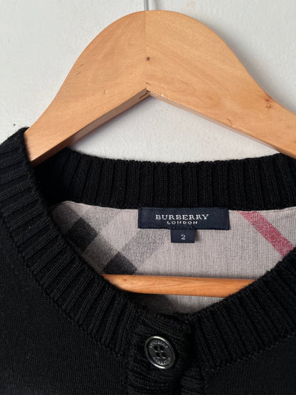 BURBERRY Fine Wool Cardigan RRP$400 (8-10)