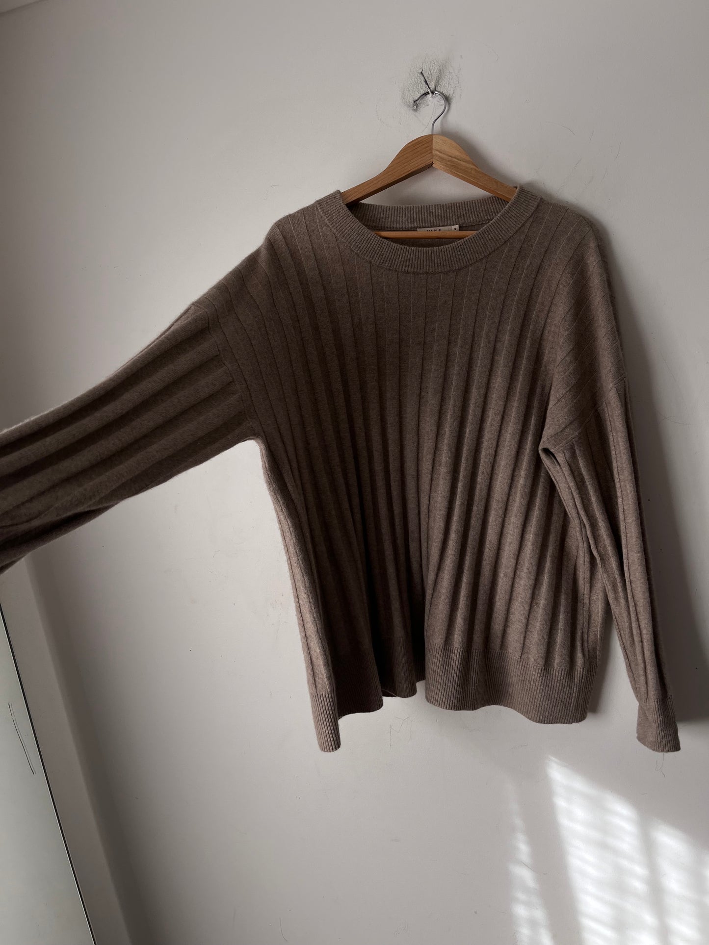 MARLE Merino Possum Silk Rib Knit Jumper RRP$500 (12-14)
