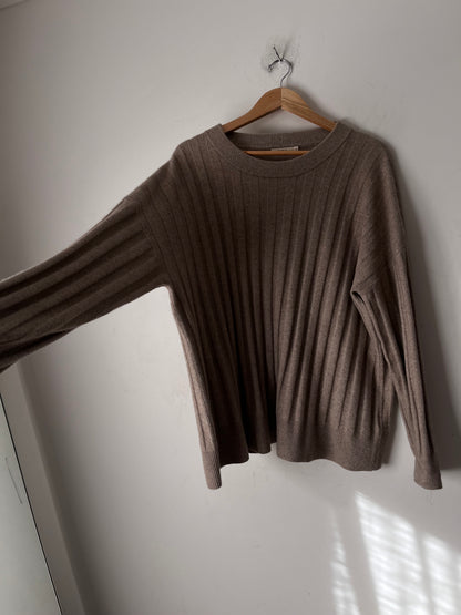 MARLE Merino Possum Silk Rib Knit Jumper RRP$500 (12-14)