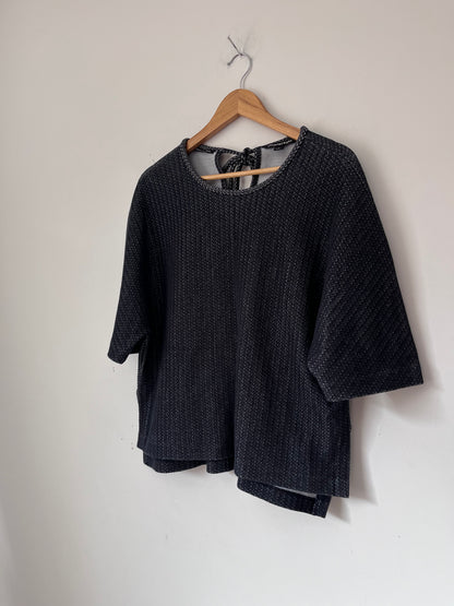 COUNTRY ROAD Herringbone Tie Back Top RRP approx. $150 (10-12)
