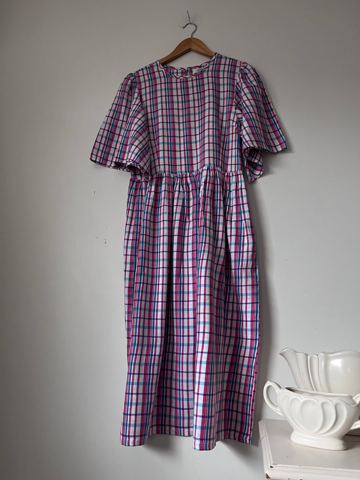 KEMI TELFORD Ayomide Pink Blue Dress RRP approx. $260 (Size 10)