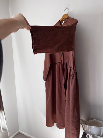 MONTAIGNE Italian Linen Button-Through Dress RRP$270 (16-18)
