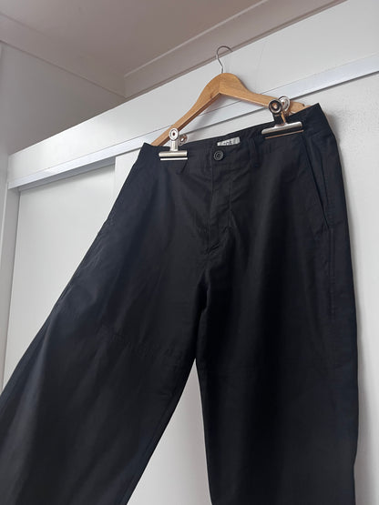 COS Black Cotton Trousers RRP $180 (12)