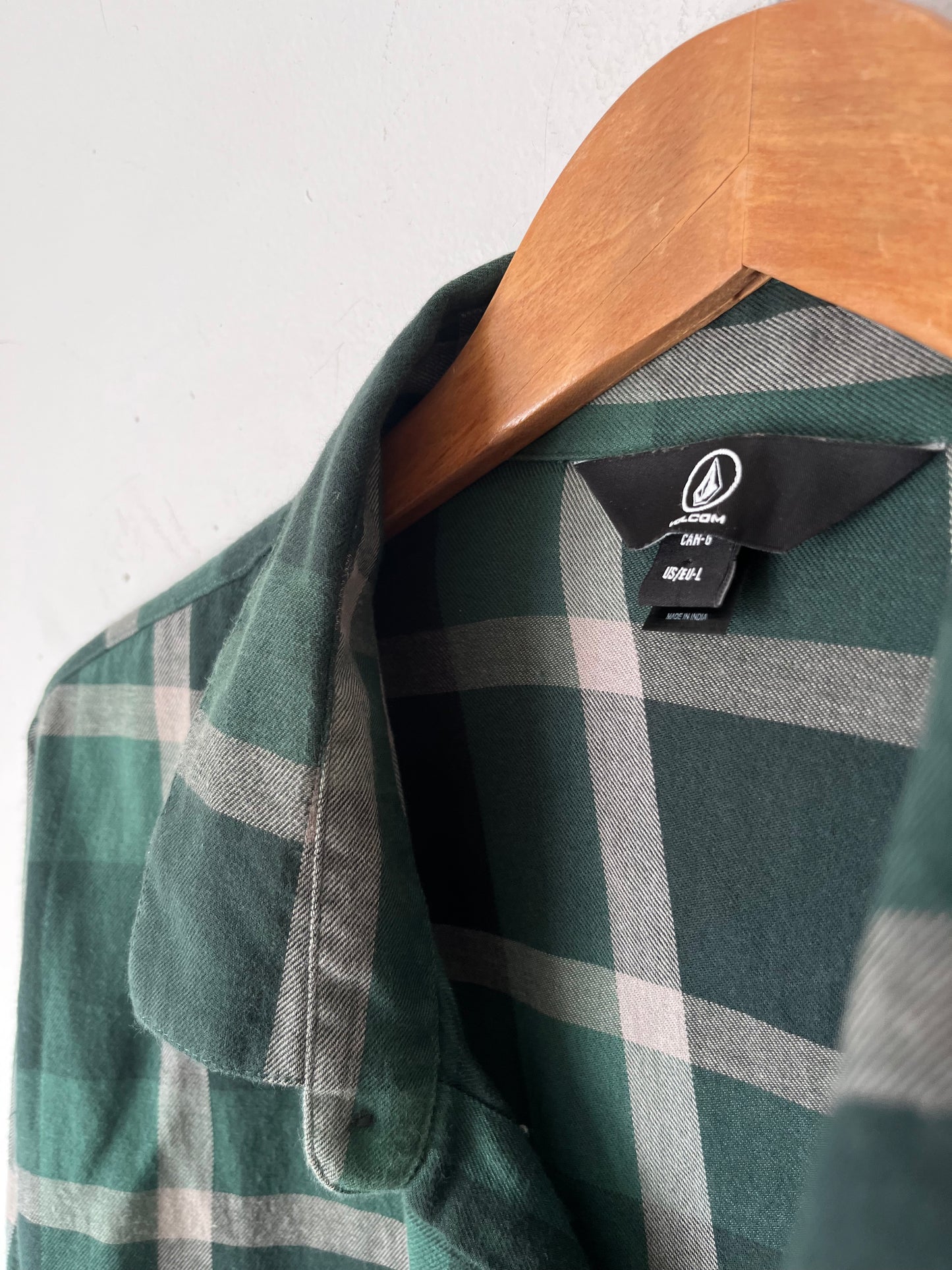 VOLCOLM Green Check Shirt RRP$140