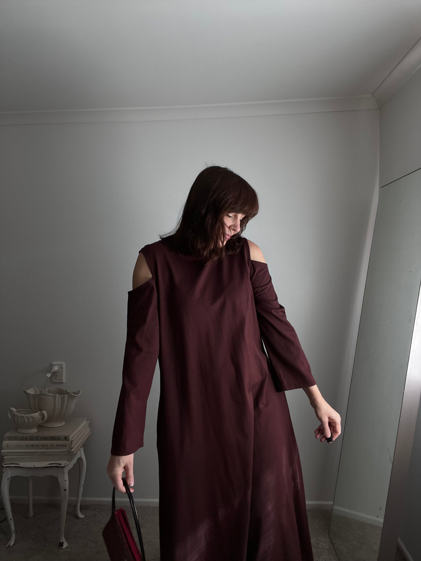 MOOCHI Cold shoulder maxi dress RRP$349 (12-14)