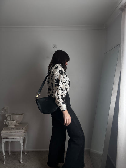MAX Floral Cotton Shirt RRP$130 (10-12)