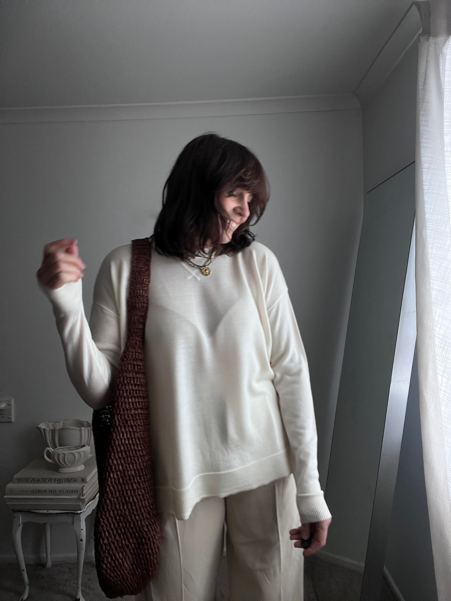 ICEBREAKER Relaxed Merino Crew Neck Sweater RRP$240 (12-14)